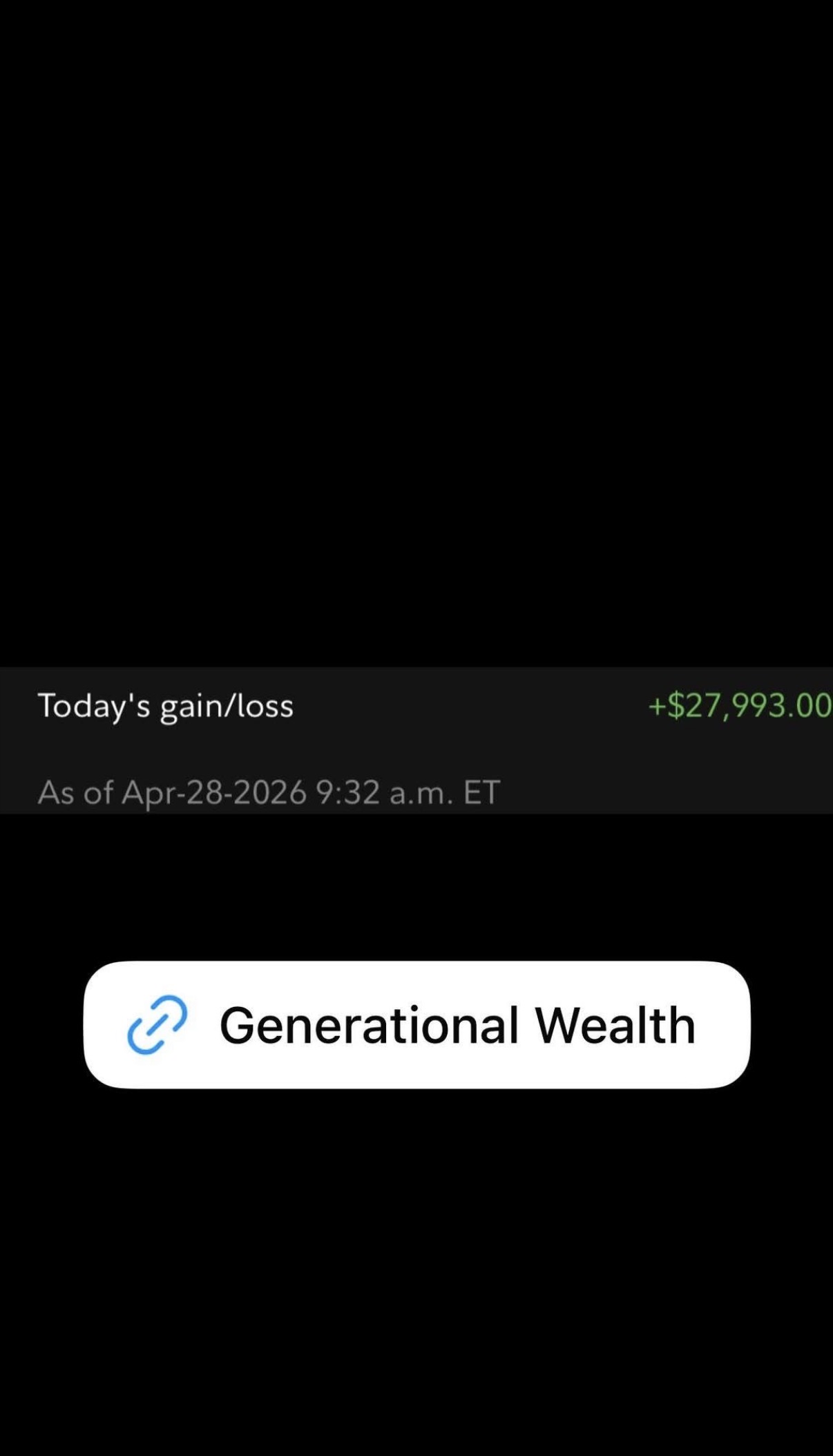 Community profit screenshot