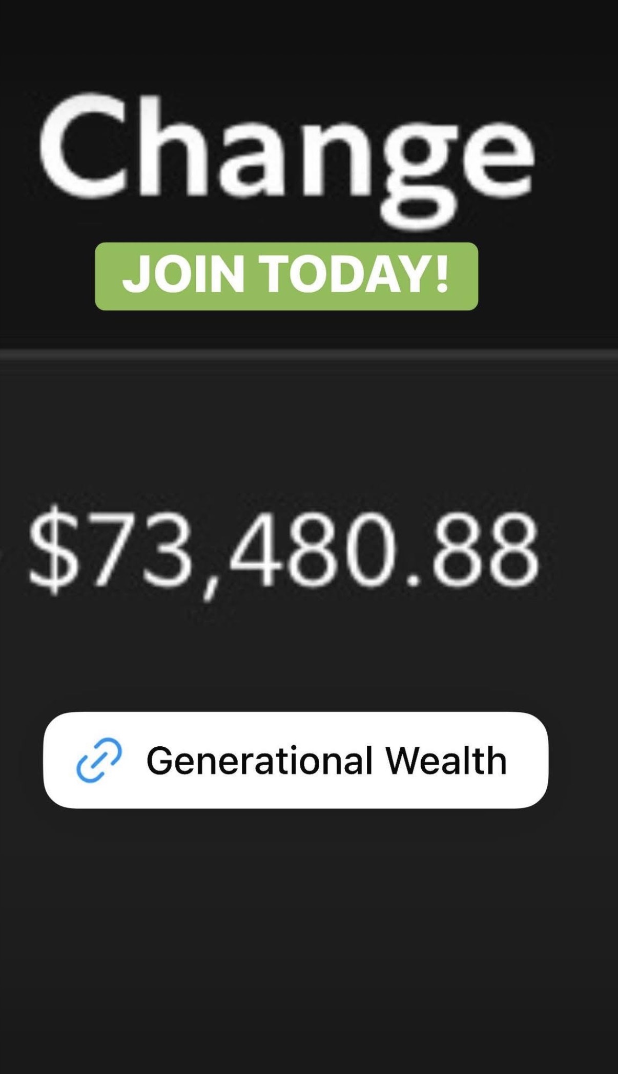 Community profit screenshot